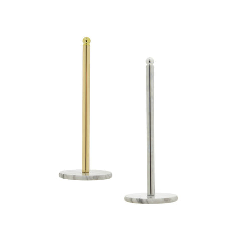 Delphine Kitchen Roll Holder with Marble Base